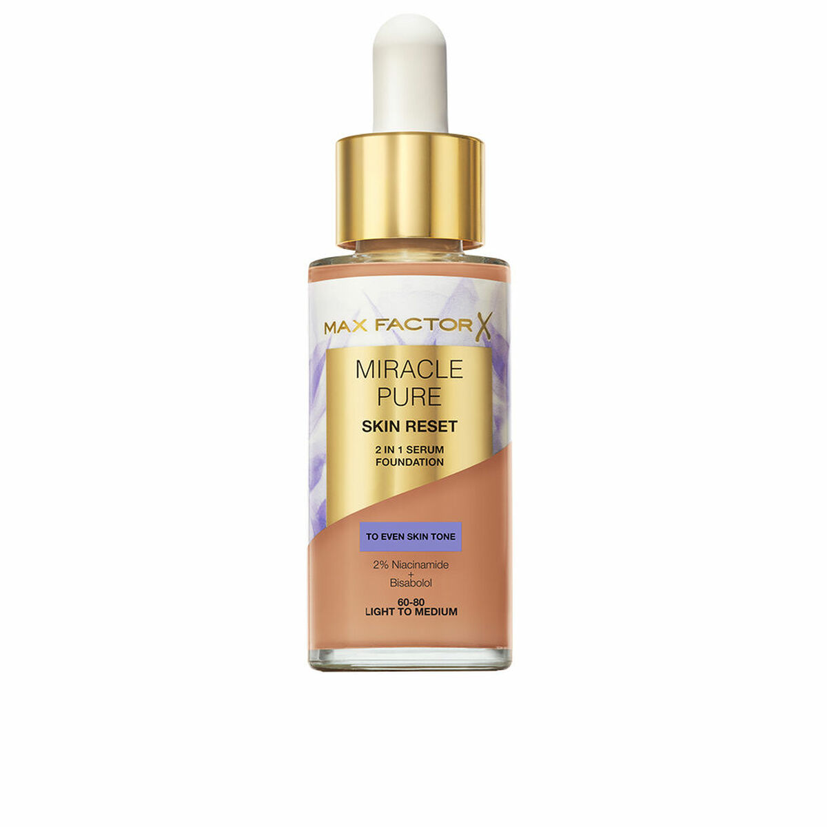 Tekuća Podloga za Šminku Max Factor MIRACLE PURE Nº 60-80 Light to Medium 30 ml